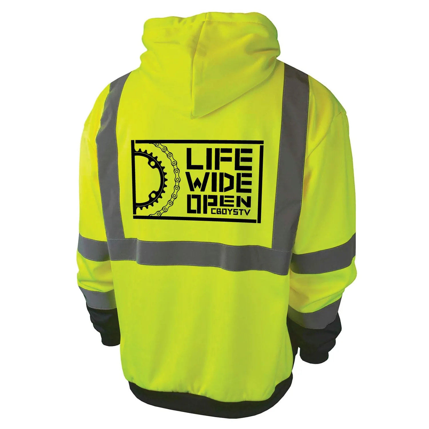 Hi-Vis Chain & Sprocket Workwear Hoodie