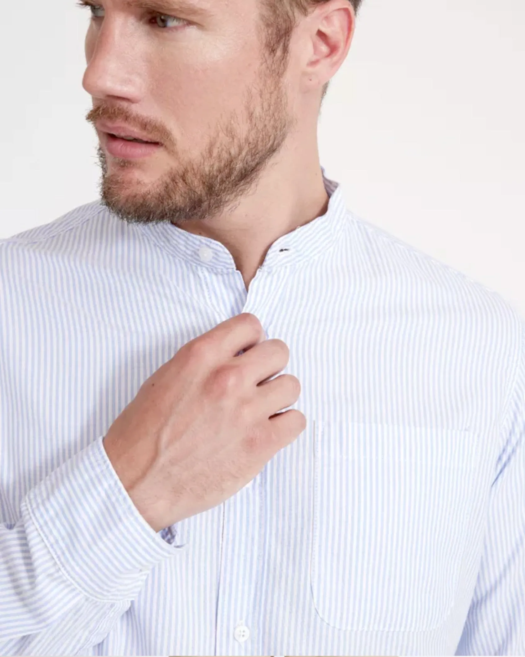 Holebrook Jan Collarless Shirt