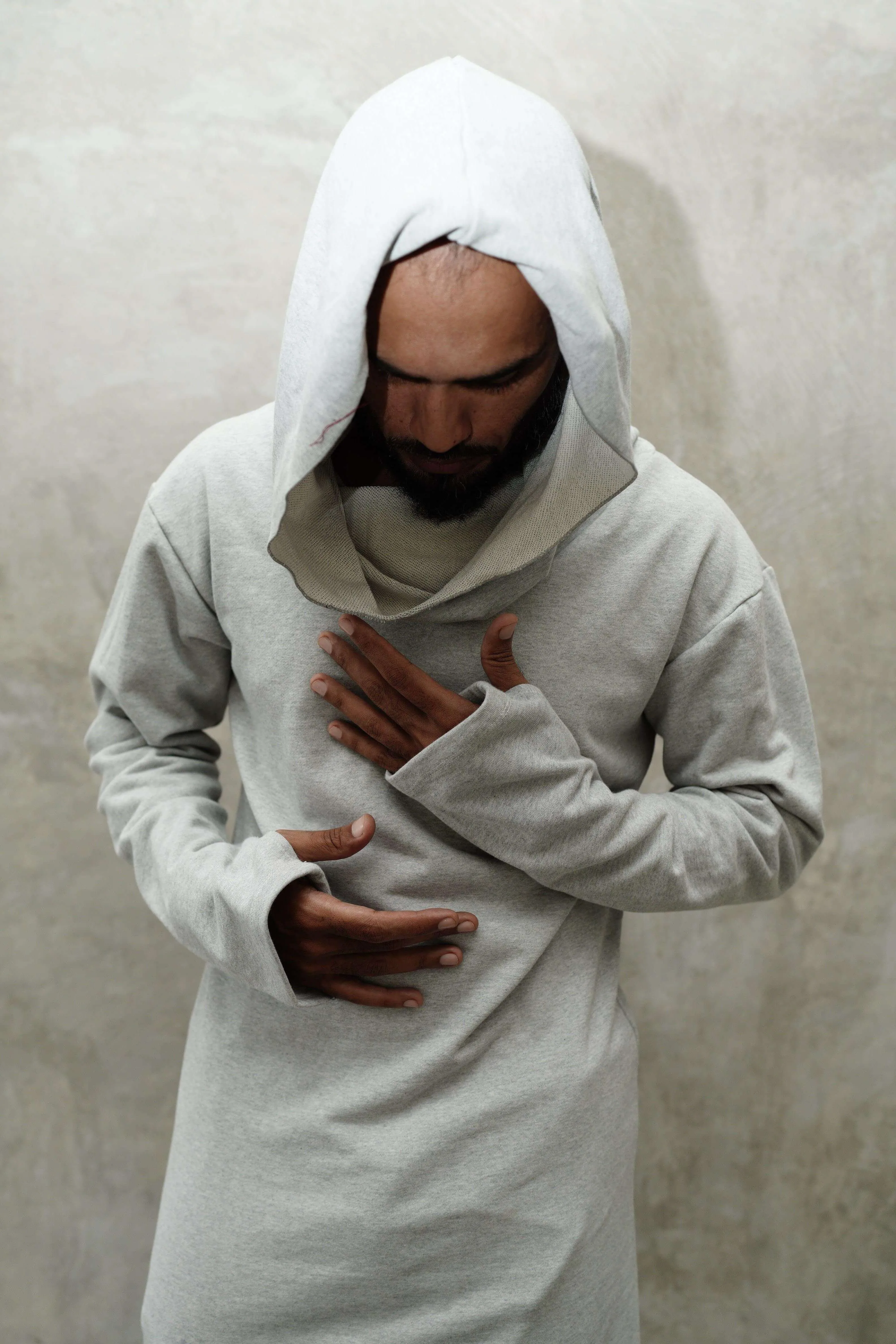 ILTA Warrior - Asymmetric Cowl Neck Cotton Hoodie