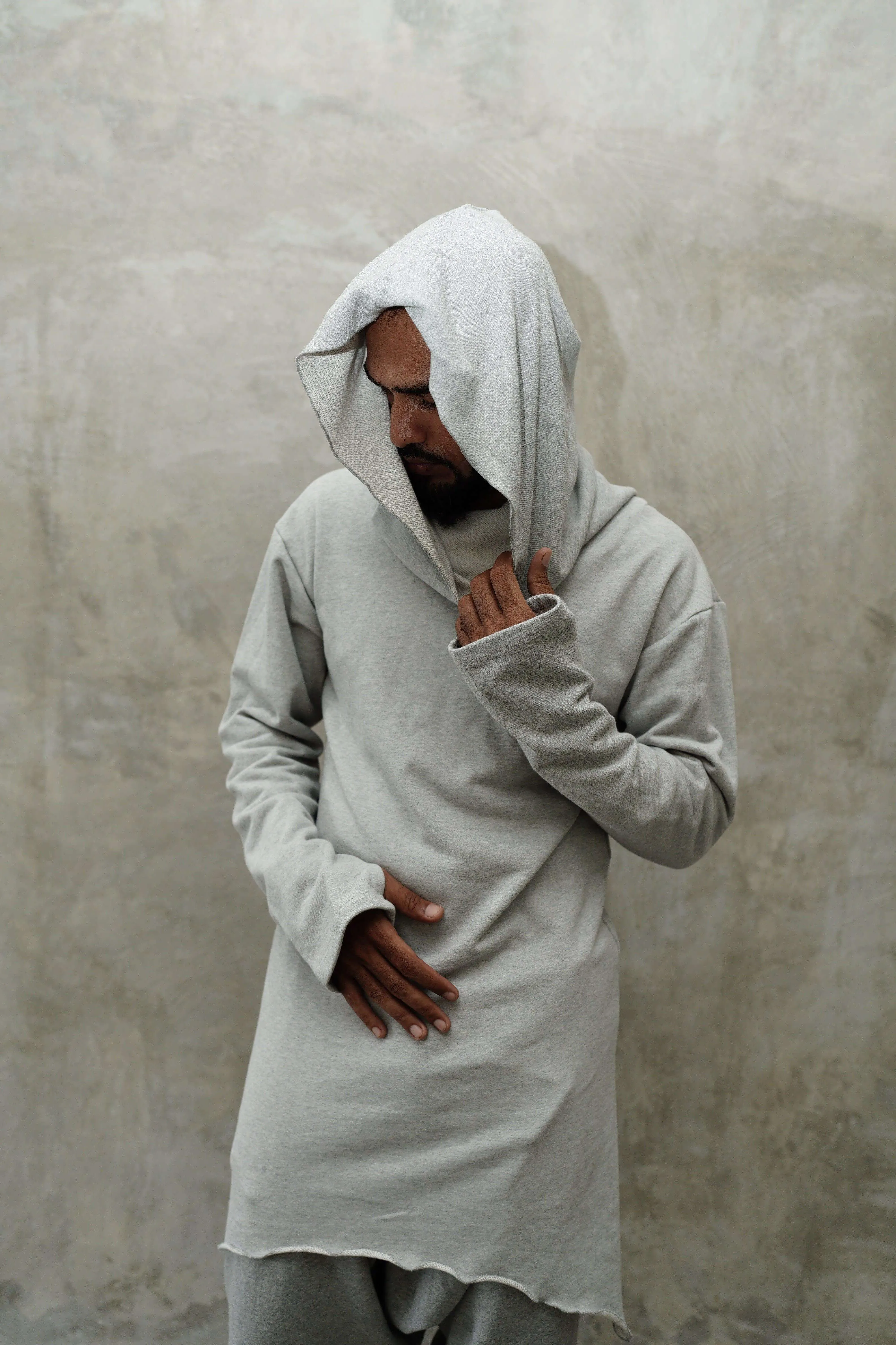 ILTA Warrior - Asymmetric Cowl Neck Cotton Hoodie