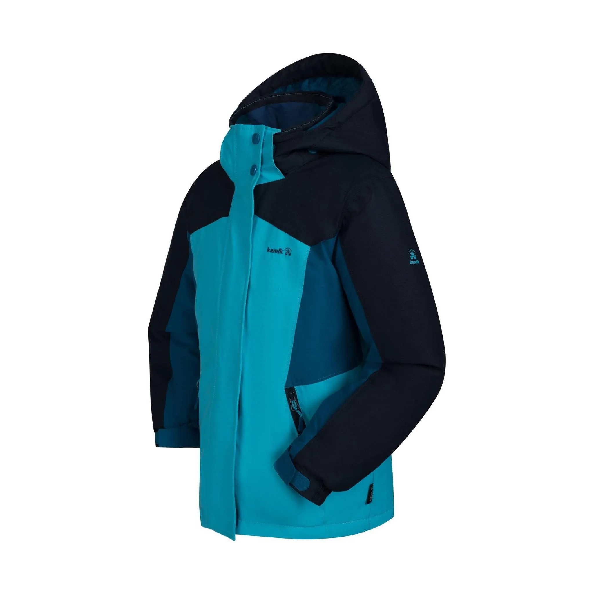 Kamik Kids' Evie Jacket - Cyan/Midnight