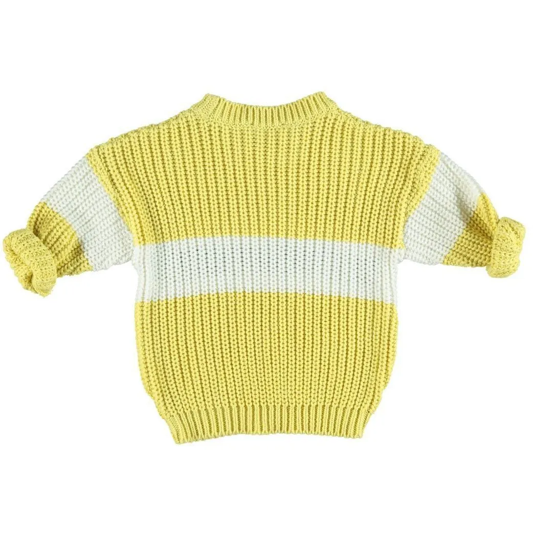 Knitted Sweater - Yellow 'Nazare'