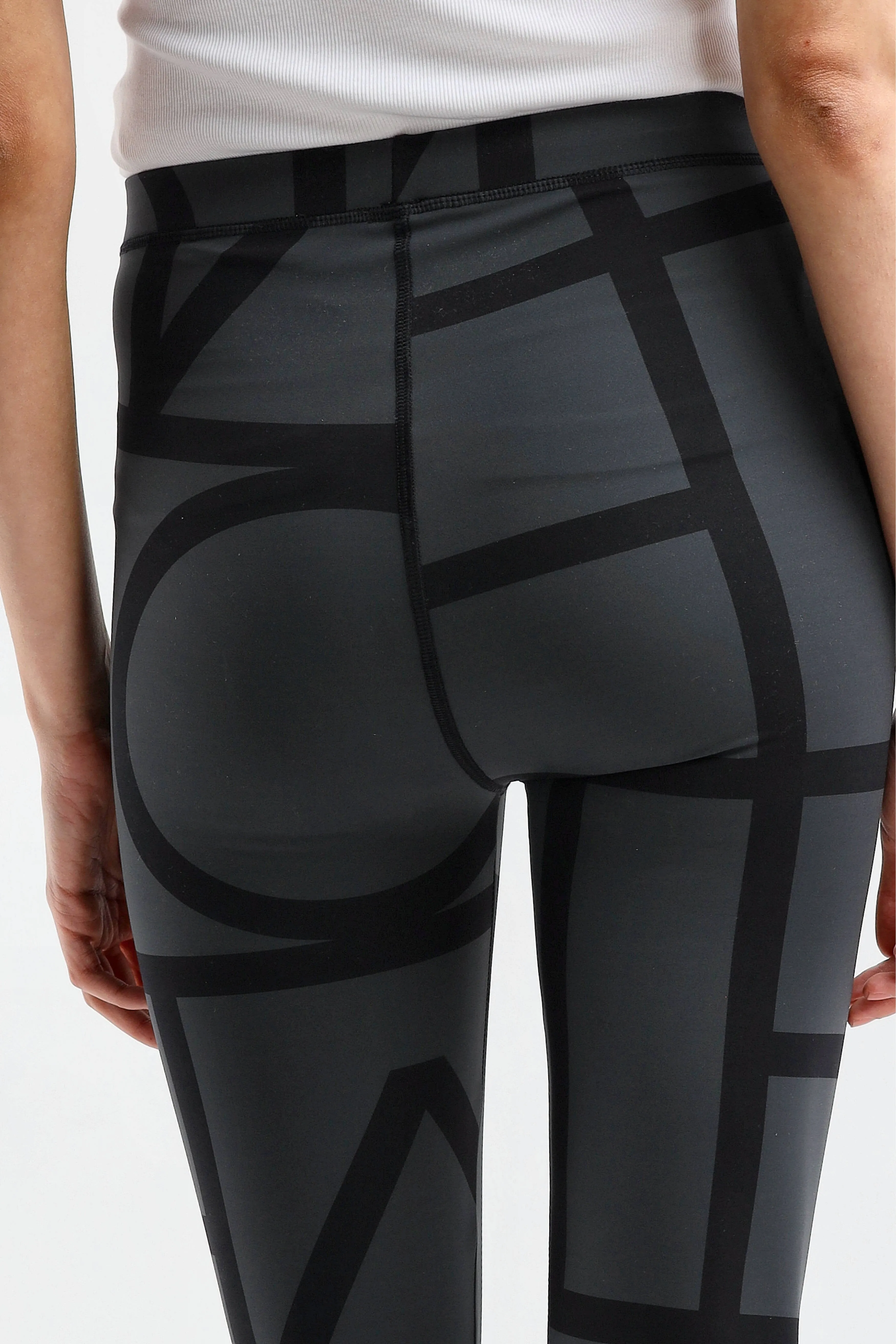 Leggings Monogram in Schwarz