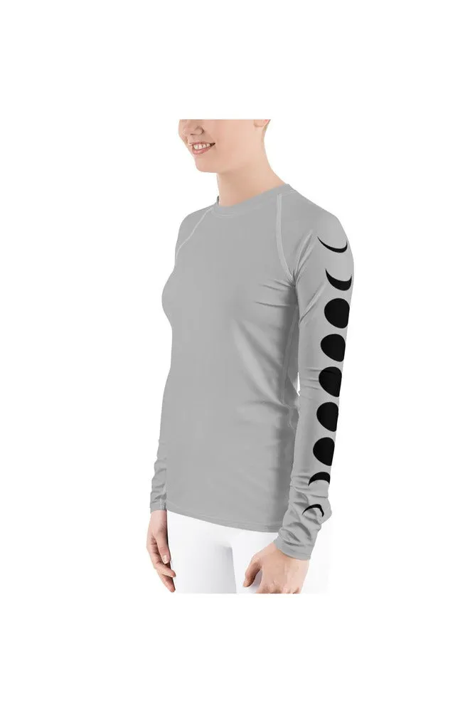 Lunar Phases Women's Rash Guard