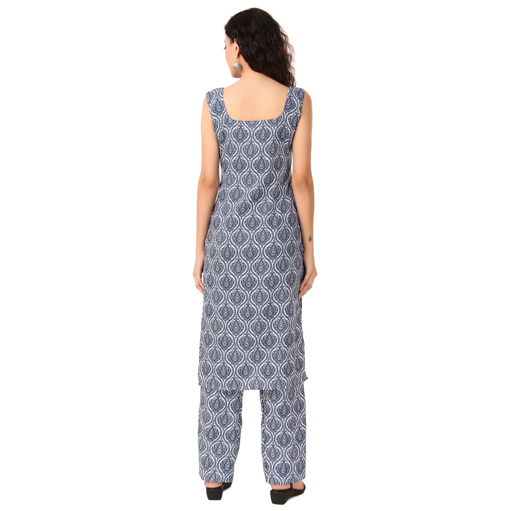 Magnetism Indigo Kurta with Pant (Customise)