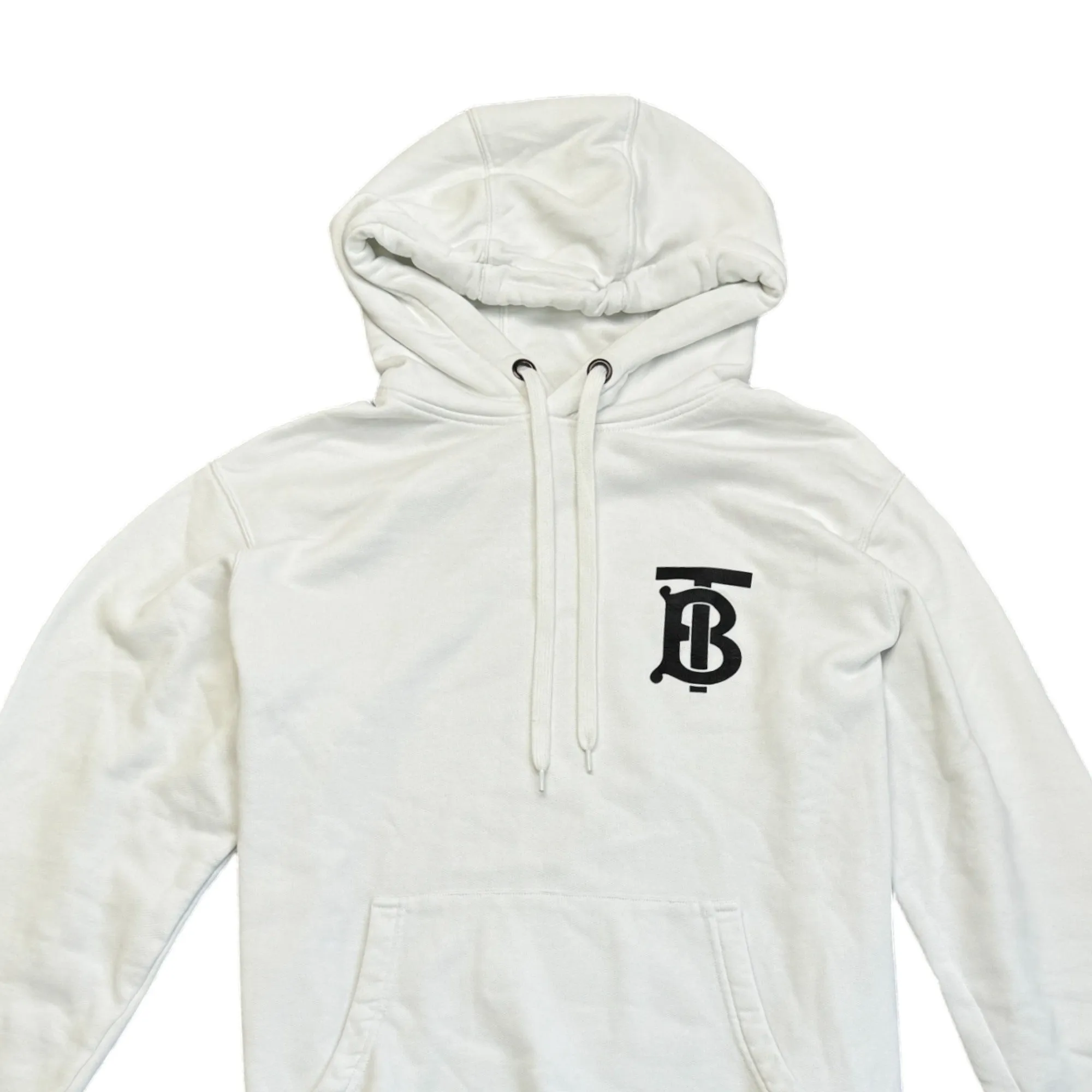 Men's Logo Hoodie White Size M