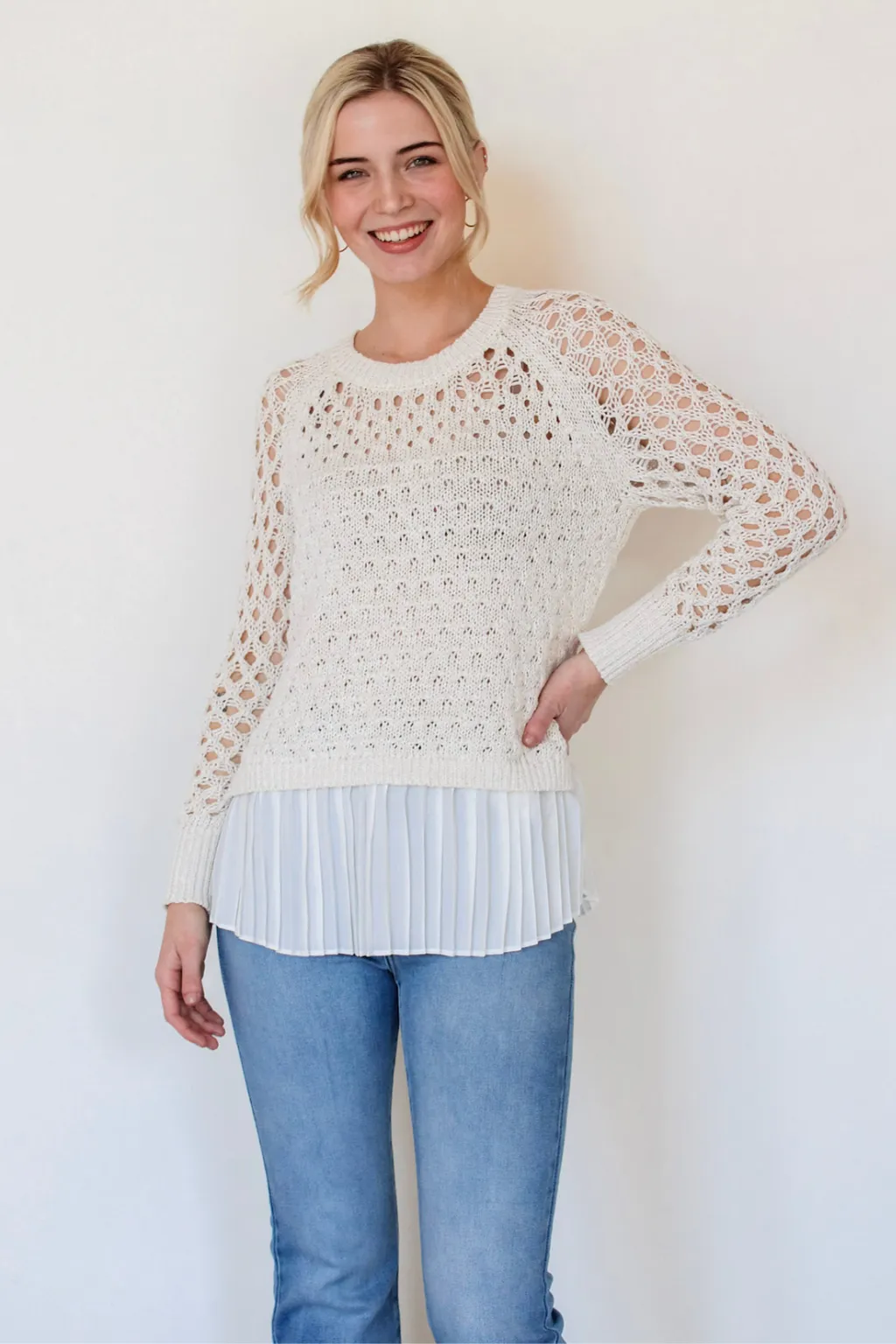 Never Better Crochet Sweater