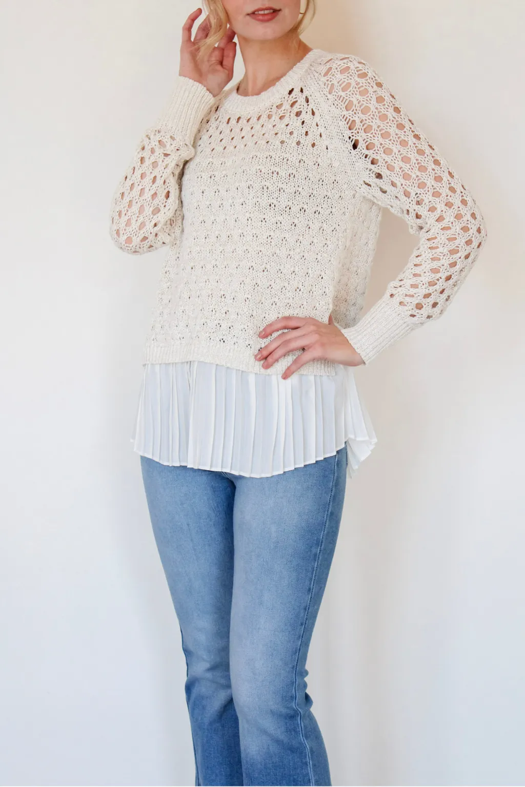 Never Better Crochet Sweater