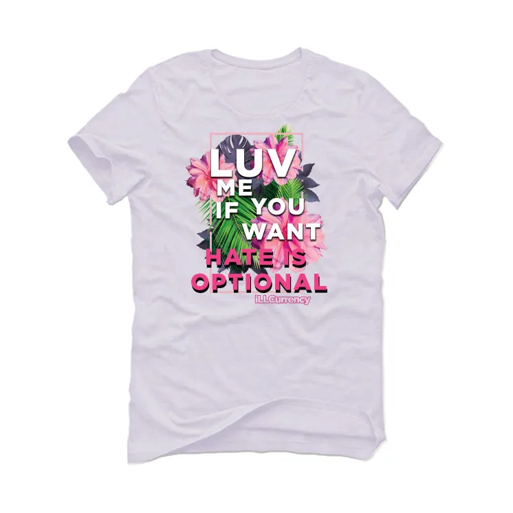 Nike Dunk Low Triple Pink | ILLCURRENCY White T-Shirt (HATE IS OPTIONAL)