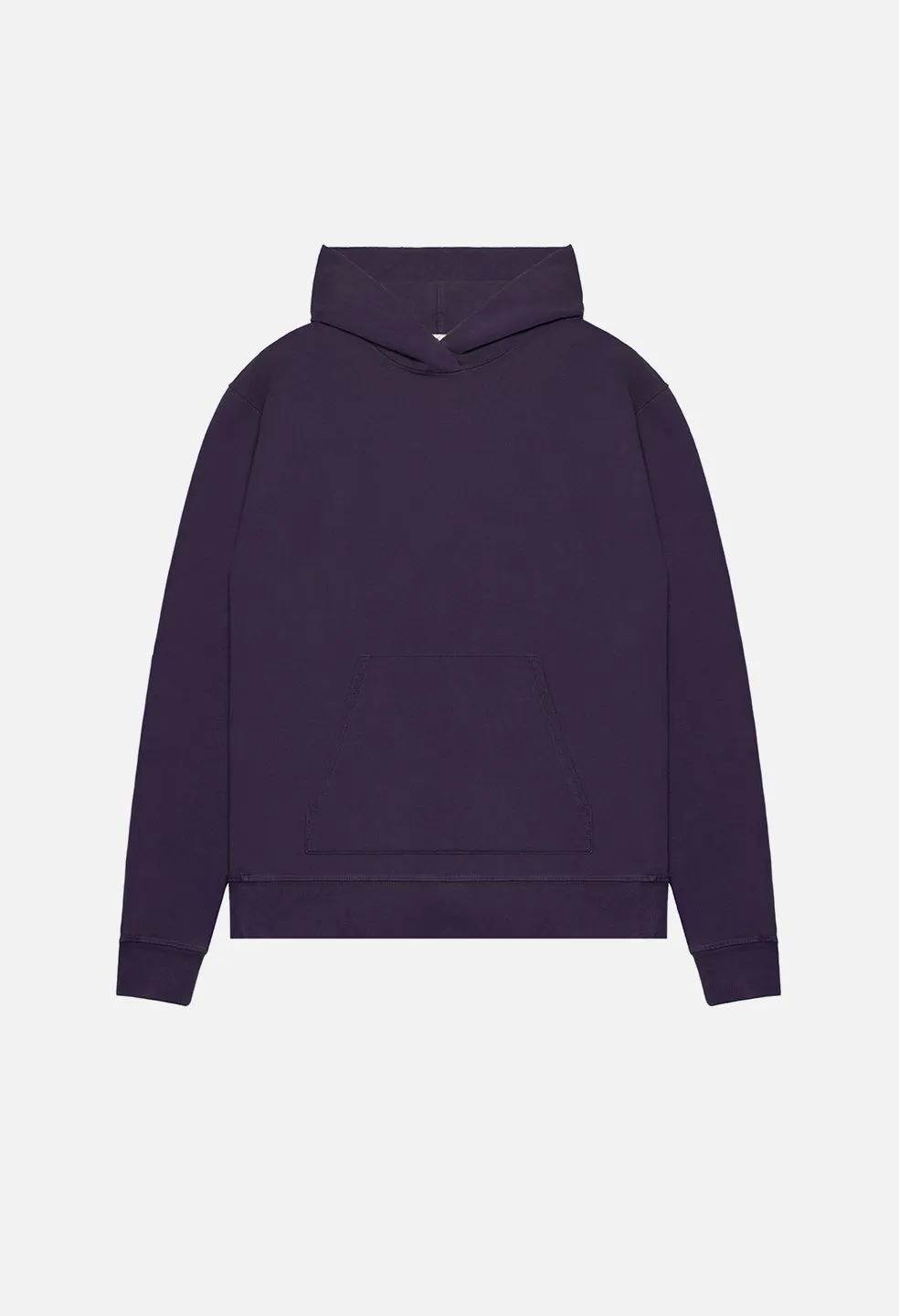 Oversized Cropped Hoodie / Tournament Purple