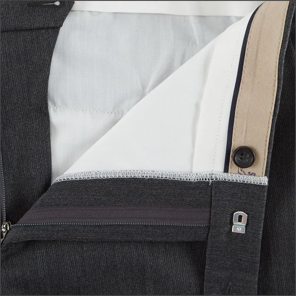 Prestige Grey Wool Blend Cavalry Twill Trouser>>