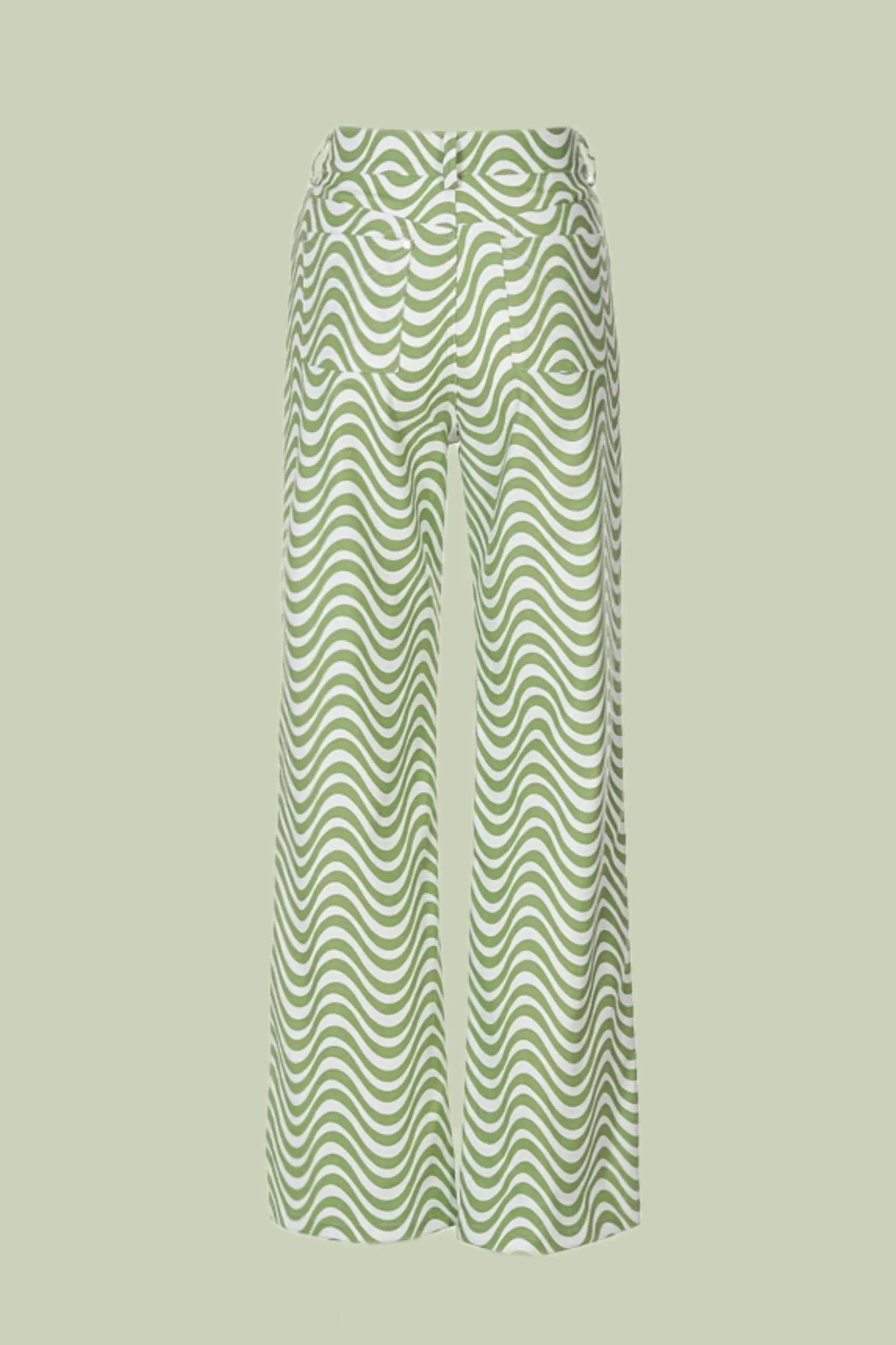 Prism pattern trousers