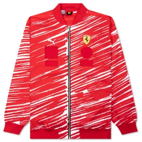 Puma x Joshua Vides Ferrari Race Jacket - Rosso Corsa