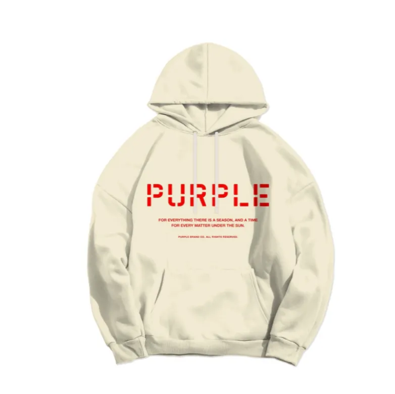 PURPLE BRAND FRENCH TERRY SWEATSHIRT