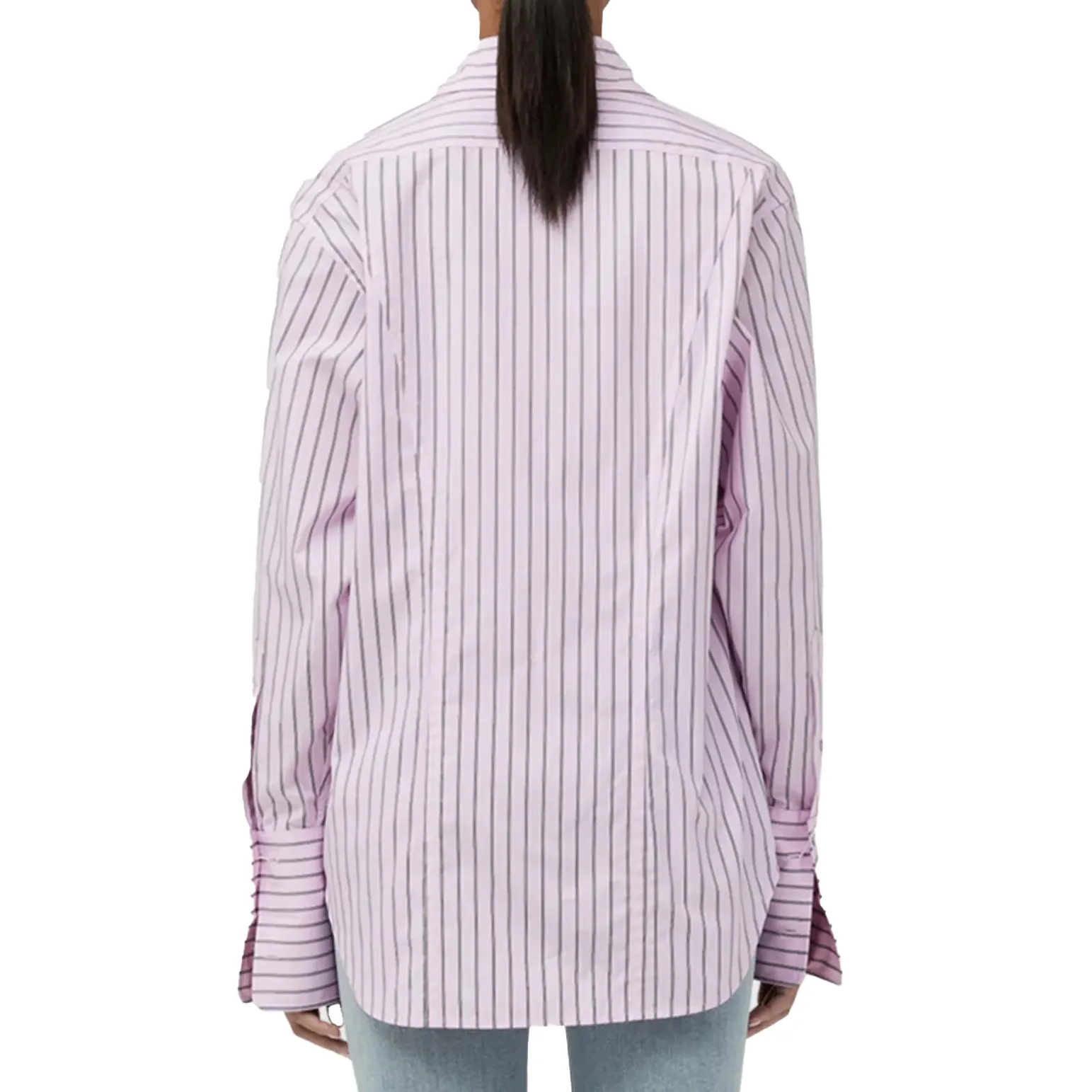 Rag & Bone Diana Pinstripe Button Front Shirt