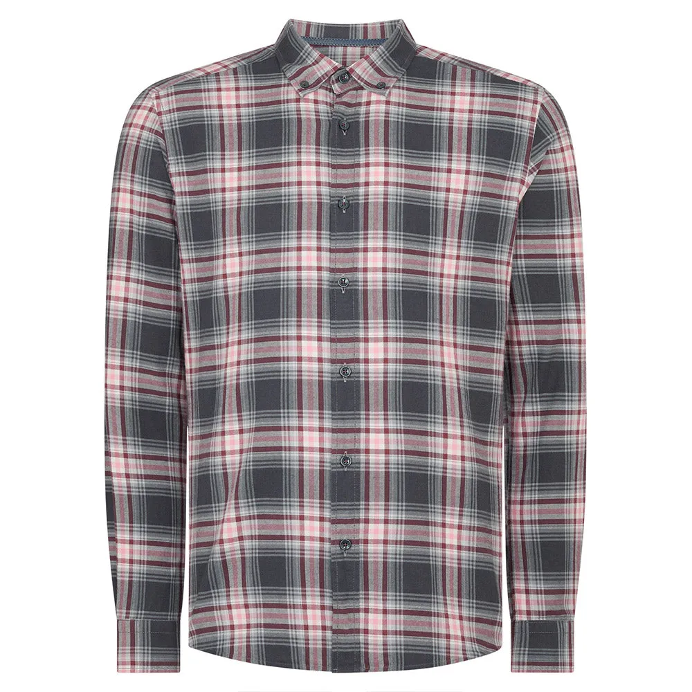 Remus Uomo Check Shirt | Grey