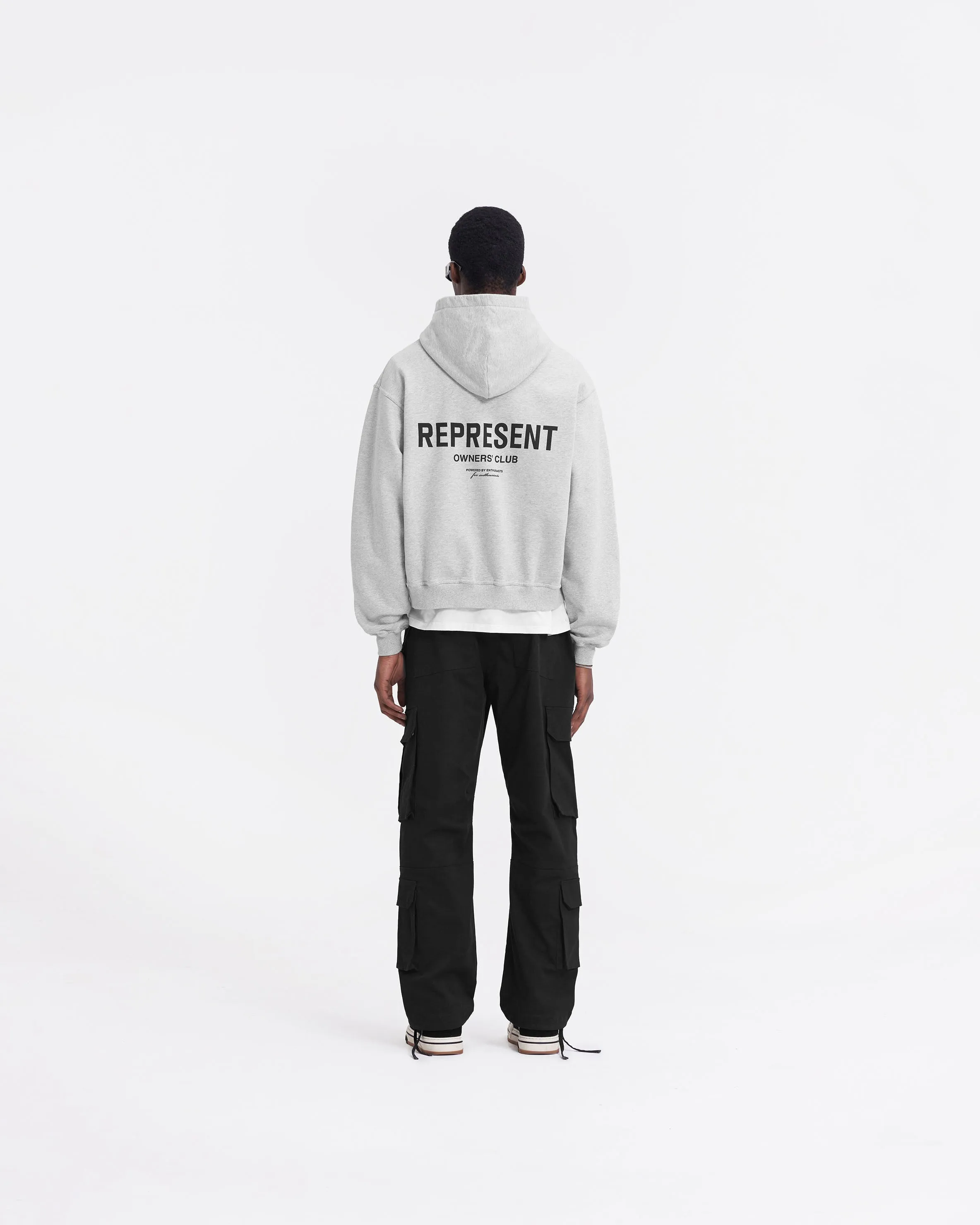 Represent Owners Club Zip Hoodie - Ash Grey