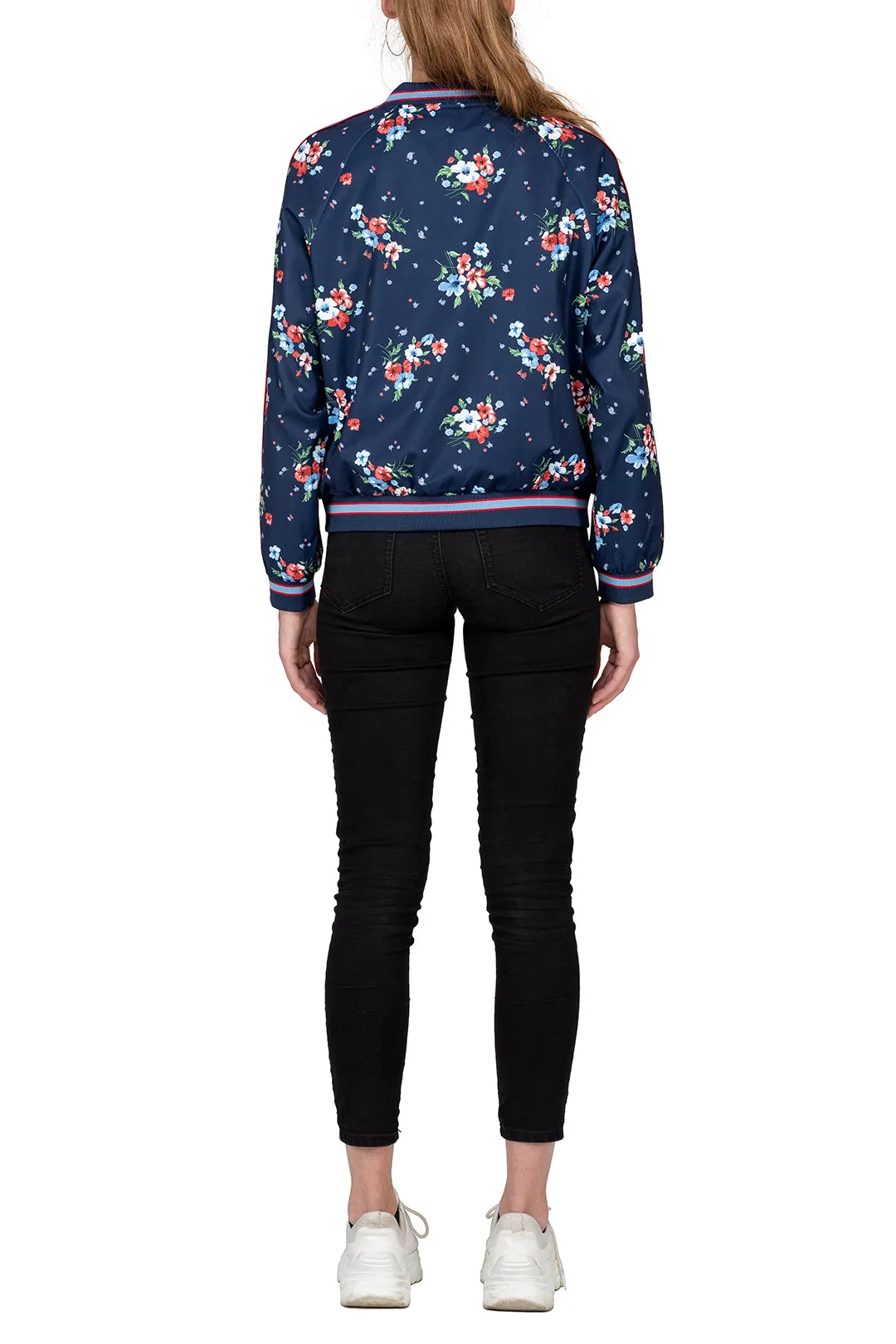 SCANDINAVIA-Floral Bomber Jacket