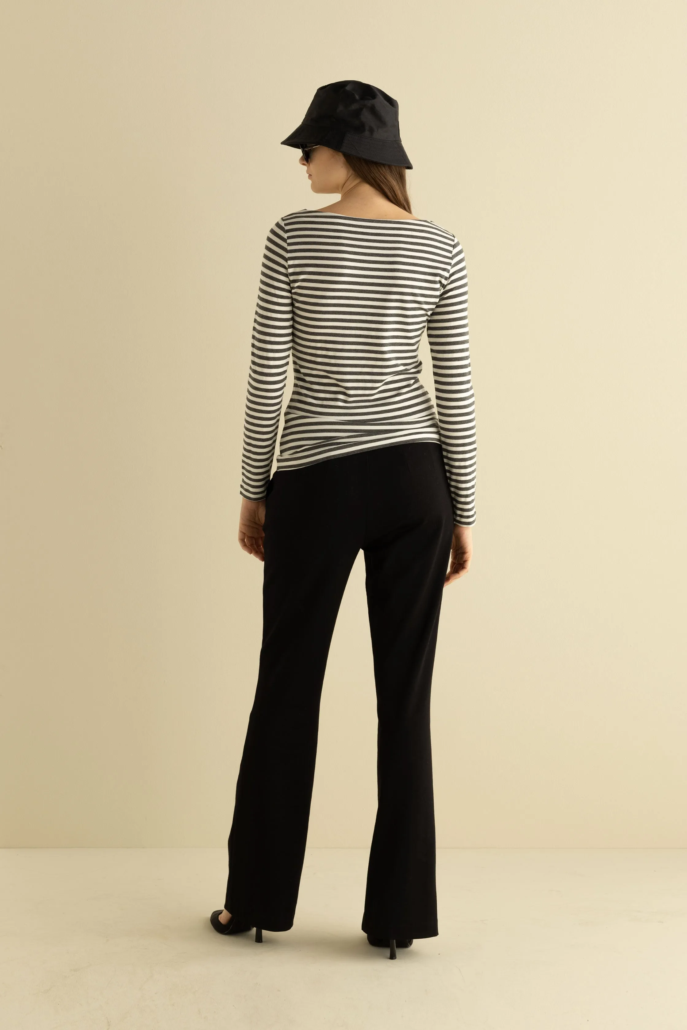 Striped Jersey Long Sleeve T-Shirt 3800 2893