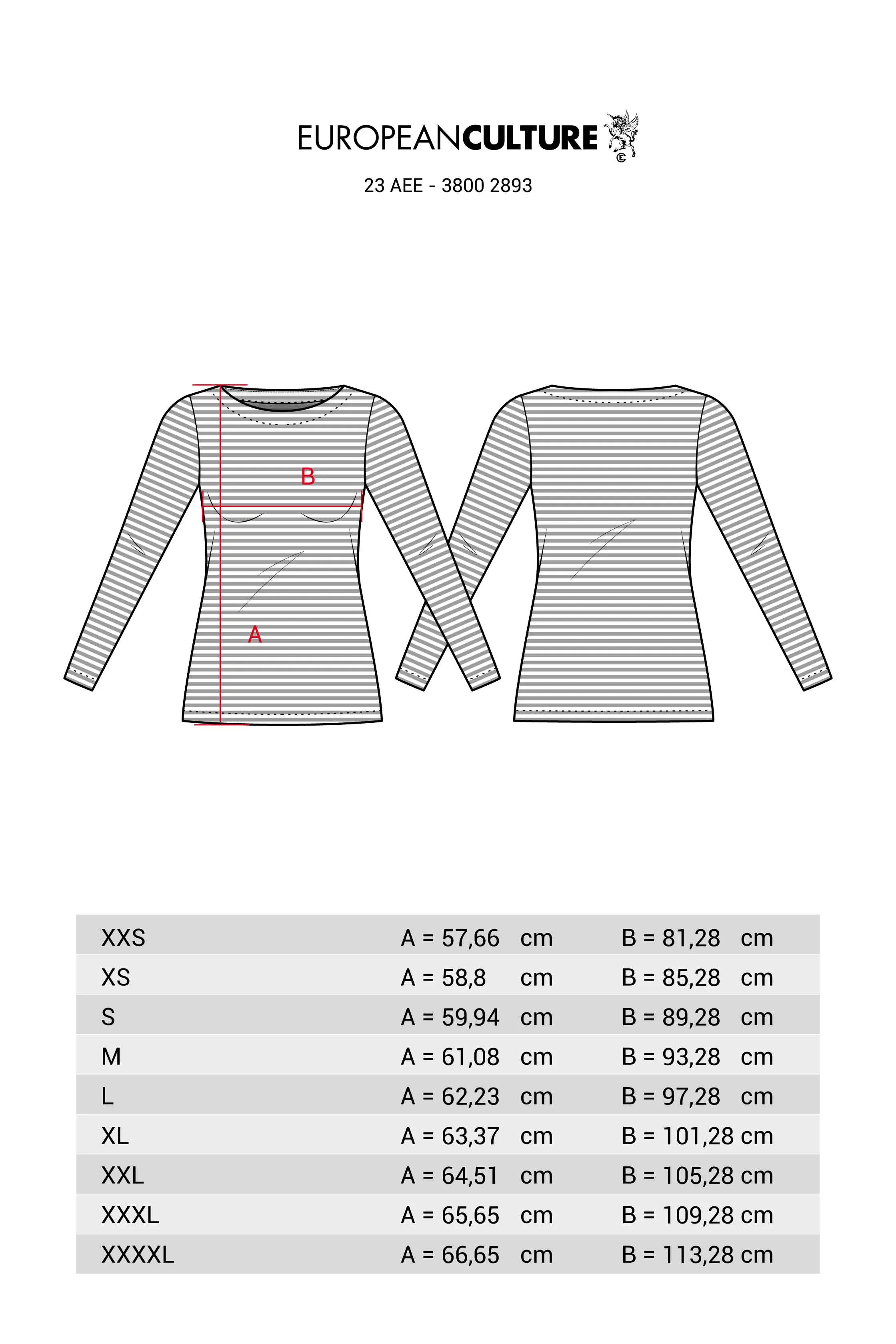 Striped Jersey Long Sleeve T-Shirt 3800 2893