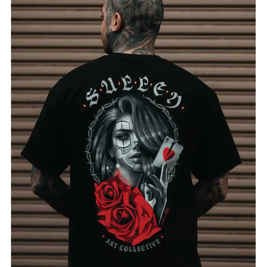 Sullen Broken Heart Tee Black