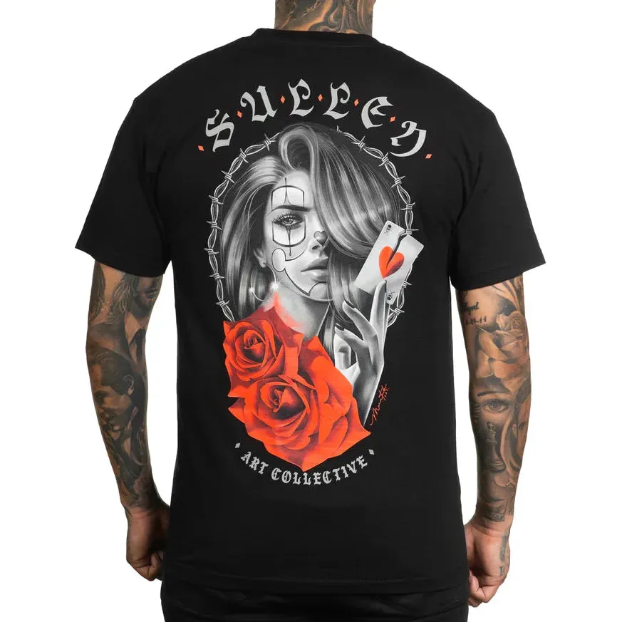 Sullen Broken Heart Tee Black