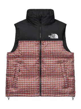 Supreme The North Face Studded Nuptse Vest Red [SS21]