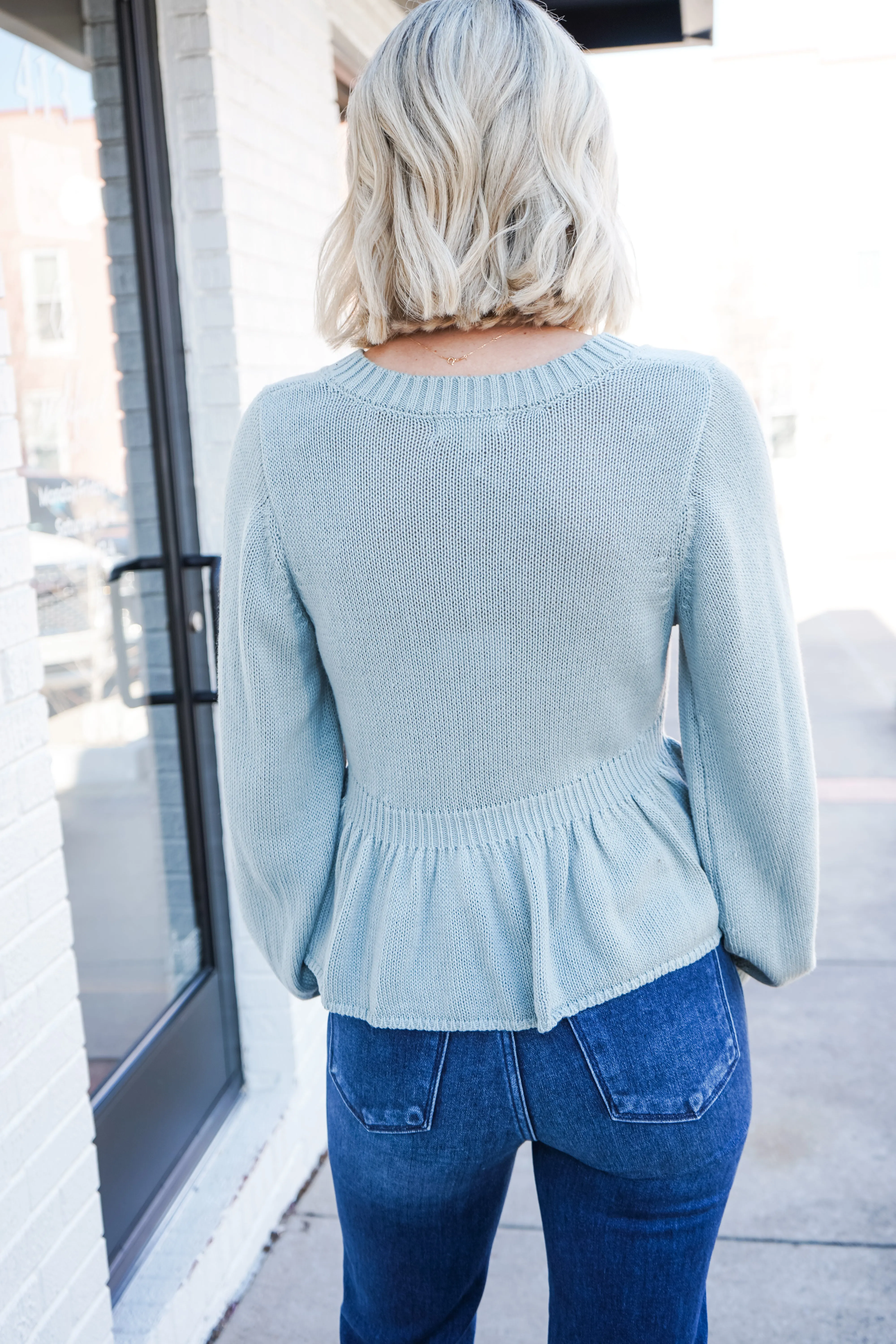 Sweet Nothings Gathered Waist Sweater