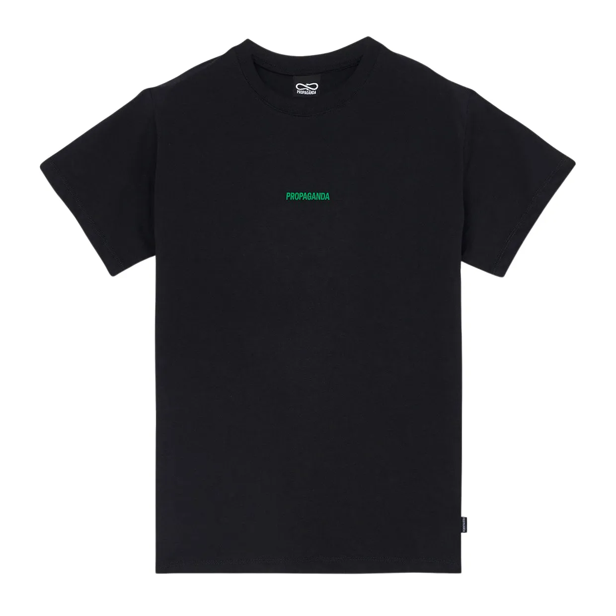 T-shirt Propaganda Ribs Bianco Nero / Verde