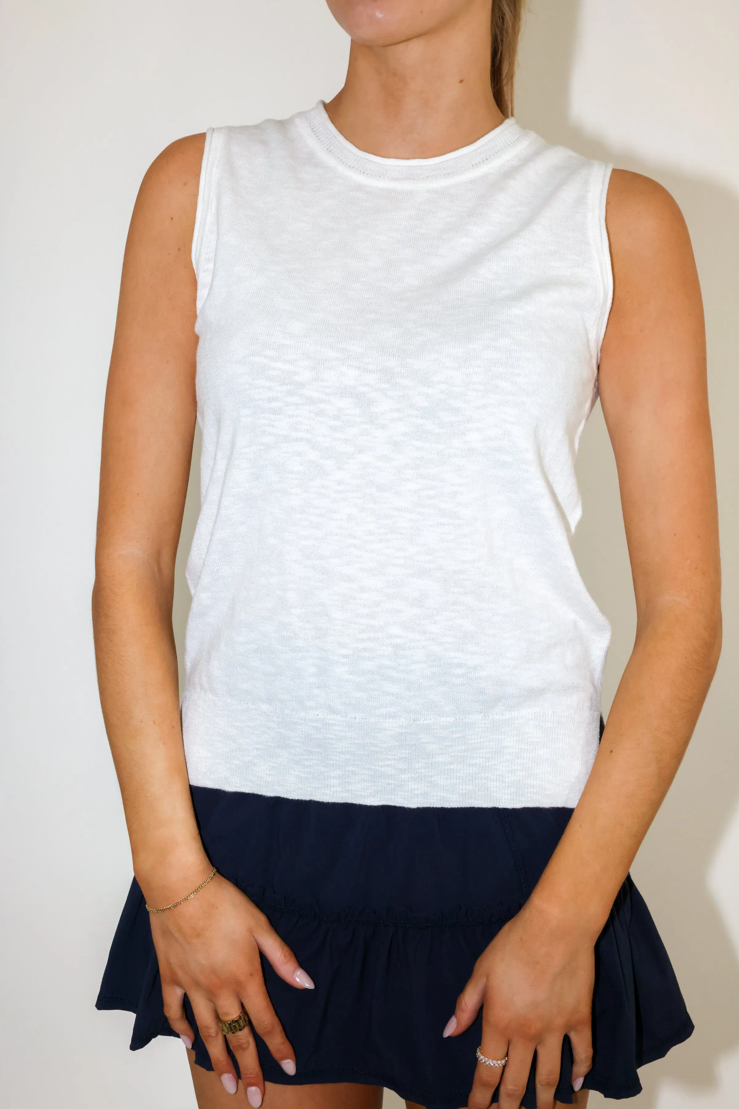 Teagan Crewneck Sweater Tank