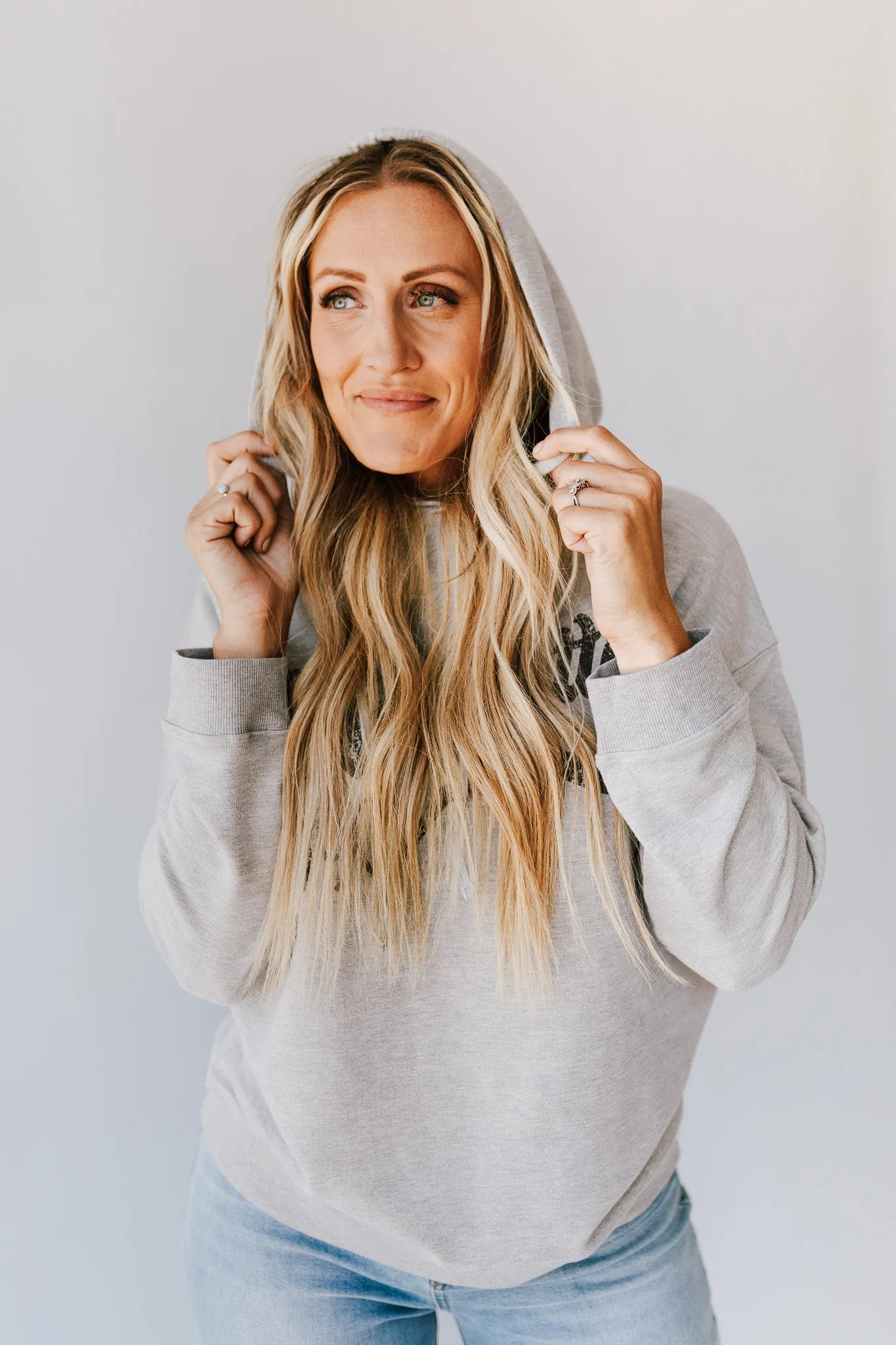 The Manhattan Hoodie in Heather Grey   Charcoal