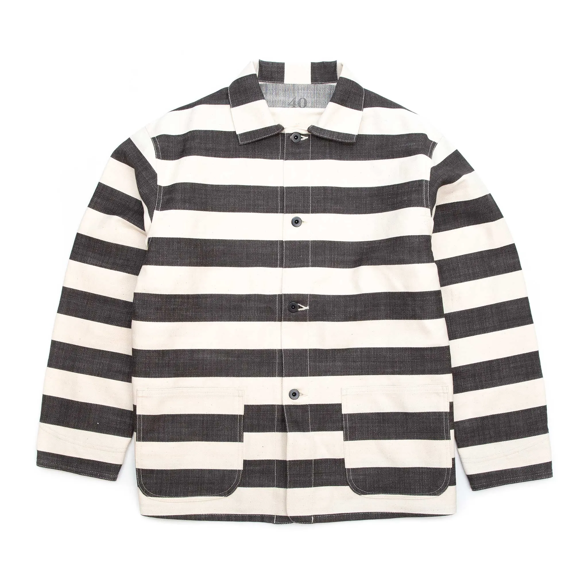 The Real McCoy's MJ20025 Prisoner Jacket White/Black