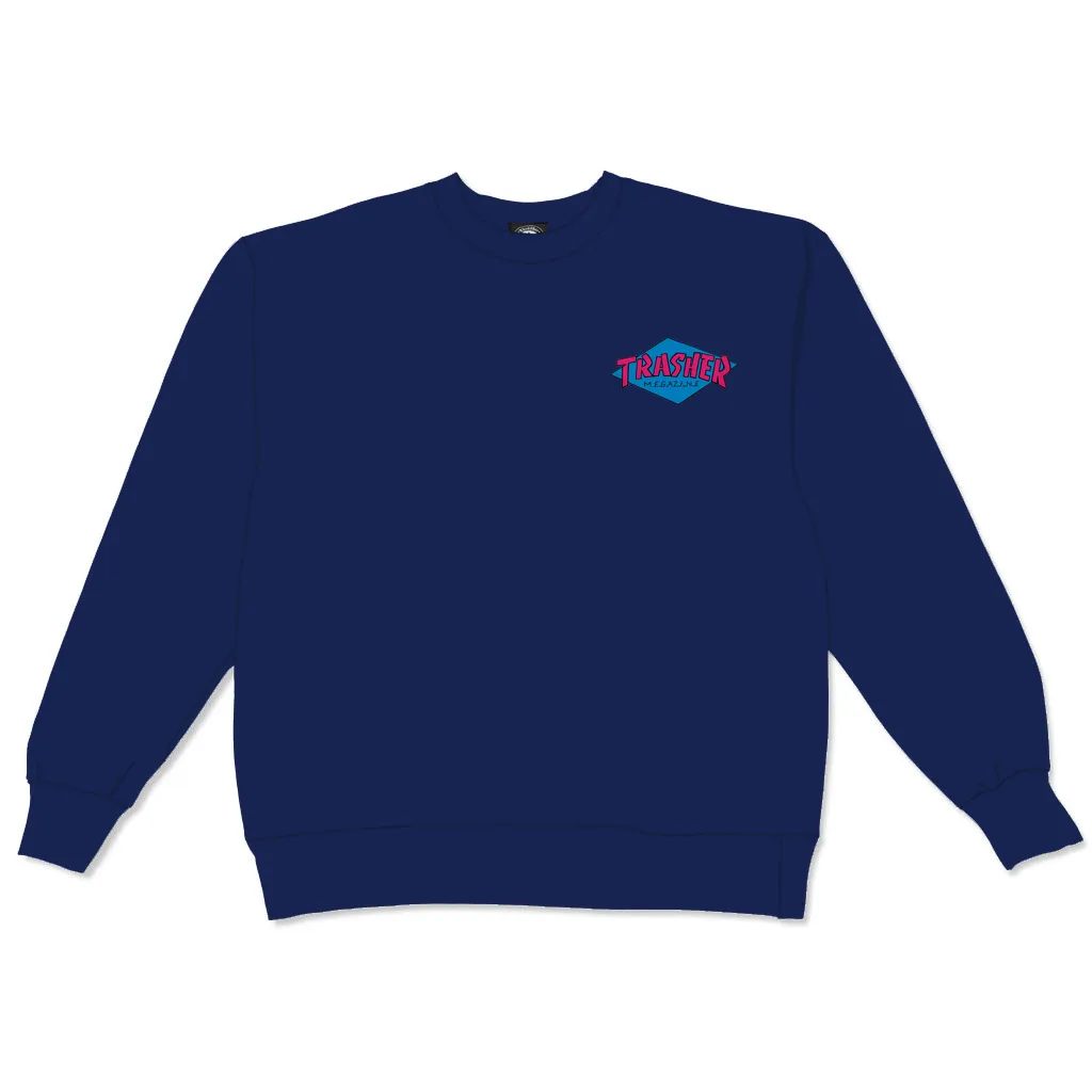 THRASHER SWEAT PARRA HURRICANE CREW NAVY