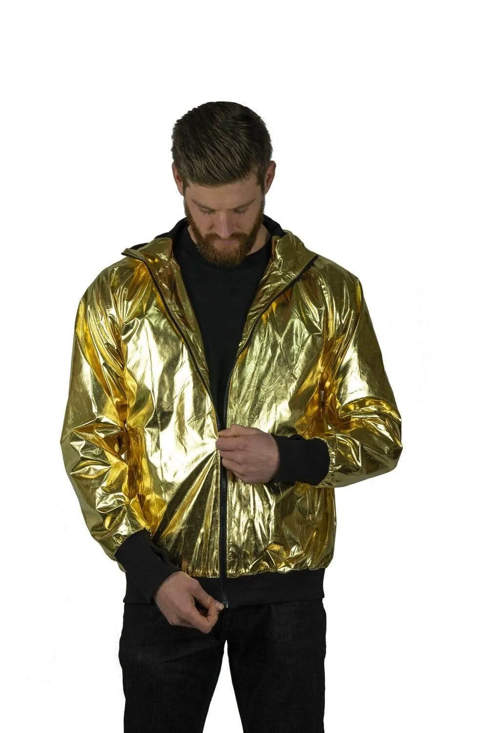 Throwback Windbreaker Jacket - Gold