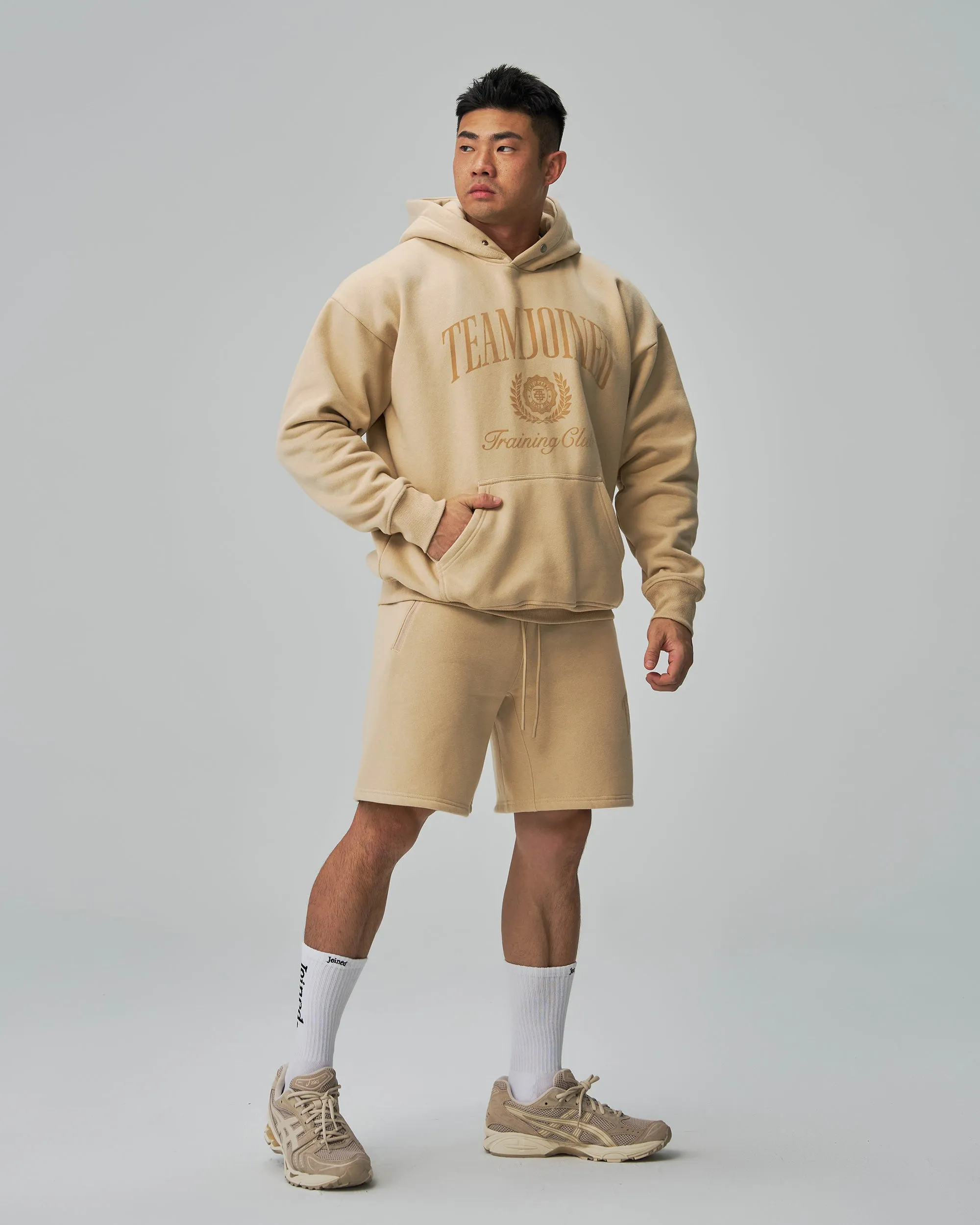 TJTC Flock Badge Oversized Hoodie