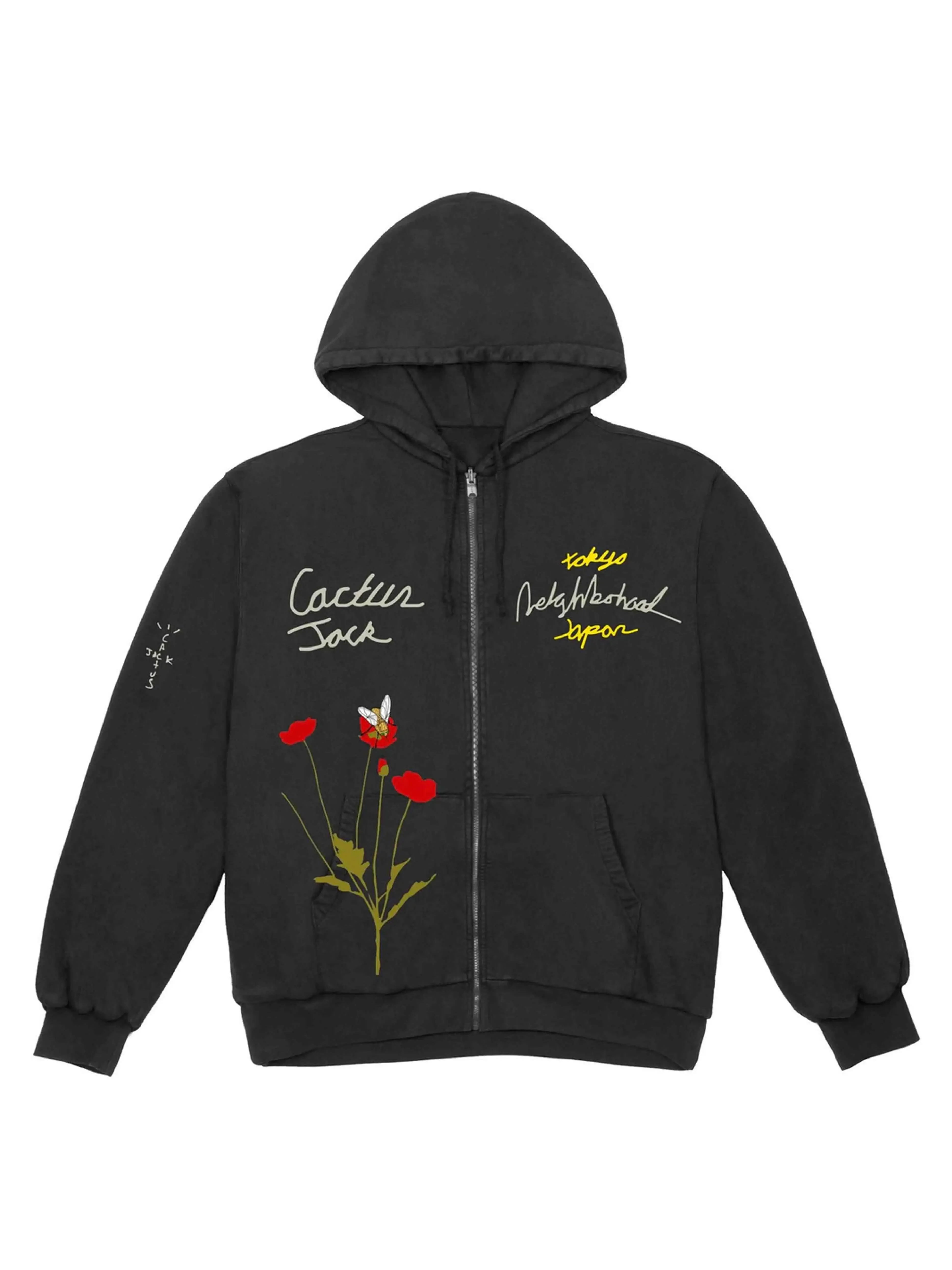 Travis Scott Cactus Jack X Neighborhood Carousel Hoodie Black