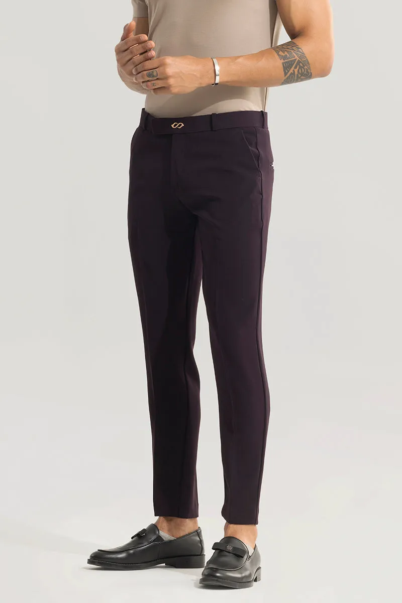 Tuxedo Attire Plum Purple Trouser