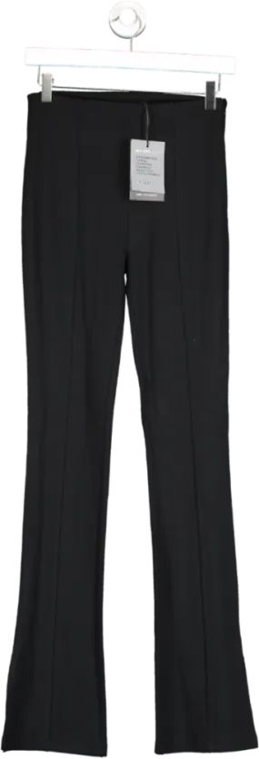 WAT. THE BRAND Black Split Hem Trousers UK 8