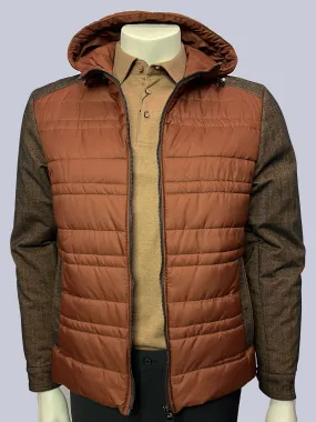 Waterville Men's Miles Quilted Jacket - ORANGE