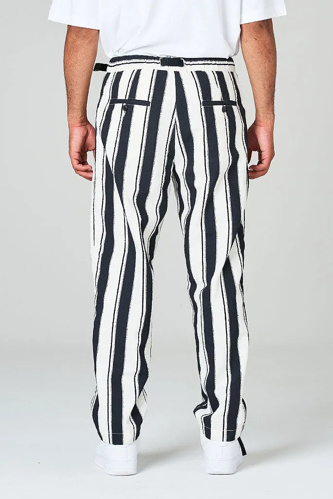 WHITE SAND DAVID STRIPE PANT