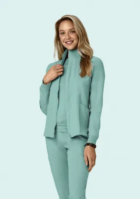 Women's Modern Scrub Jacket Tourmaline