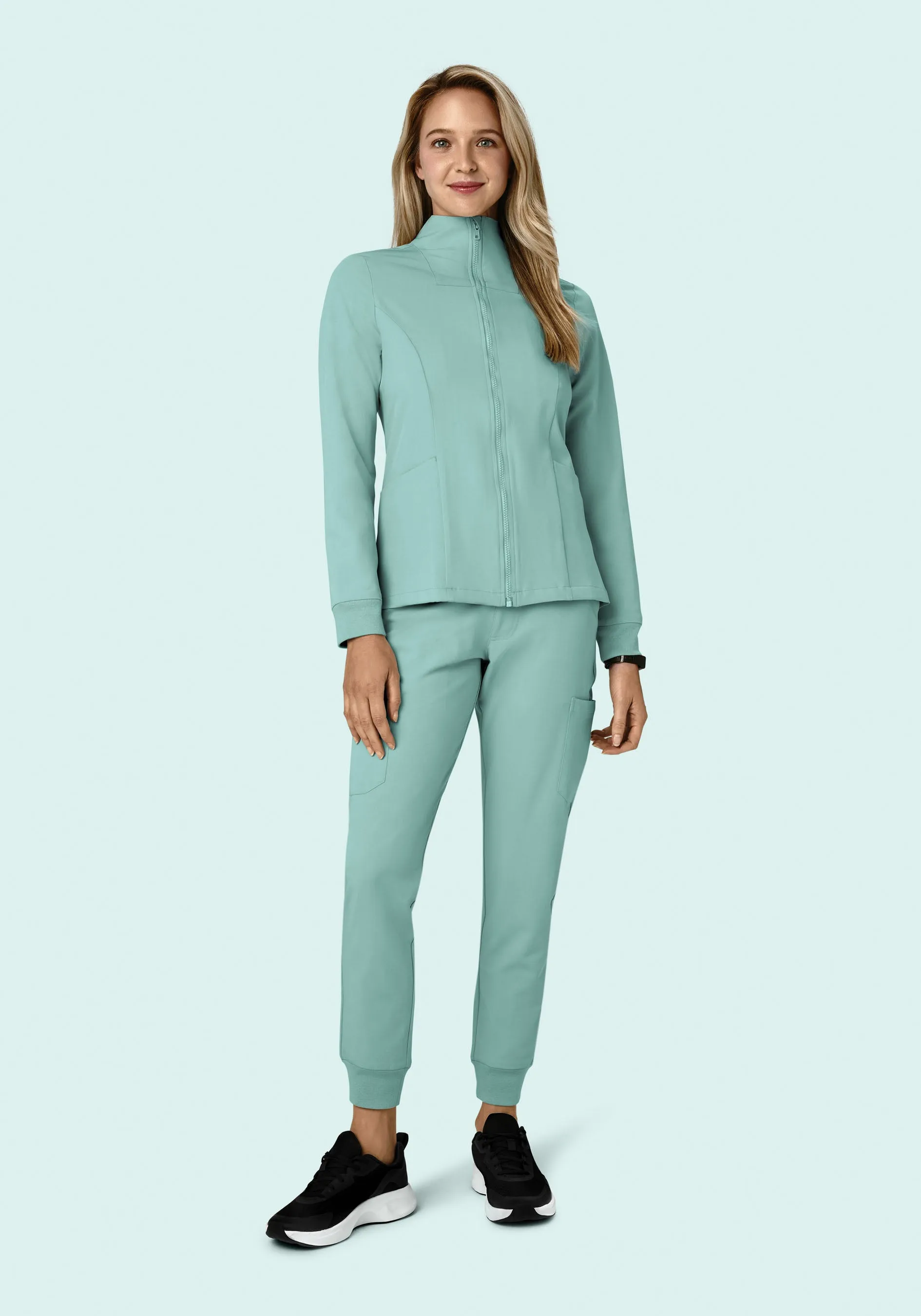 Women's Modern Scrub Jacket Tourmaline