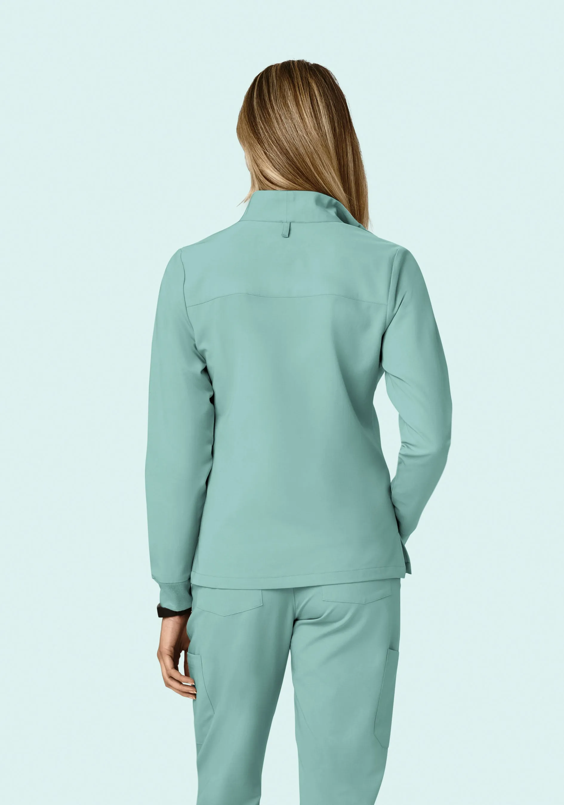 Women's Modern Scrub Jacket Tourmaline