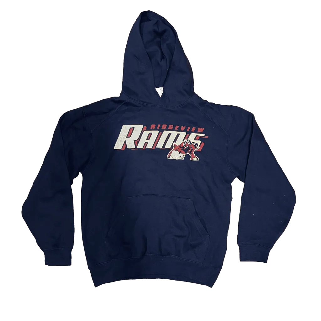 Youth •C2 Sport• Rams-Athletic Fleece Sport Hood navy Medium