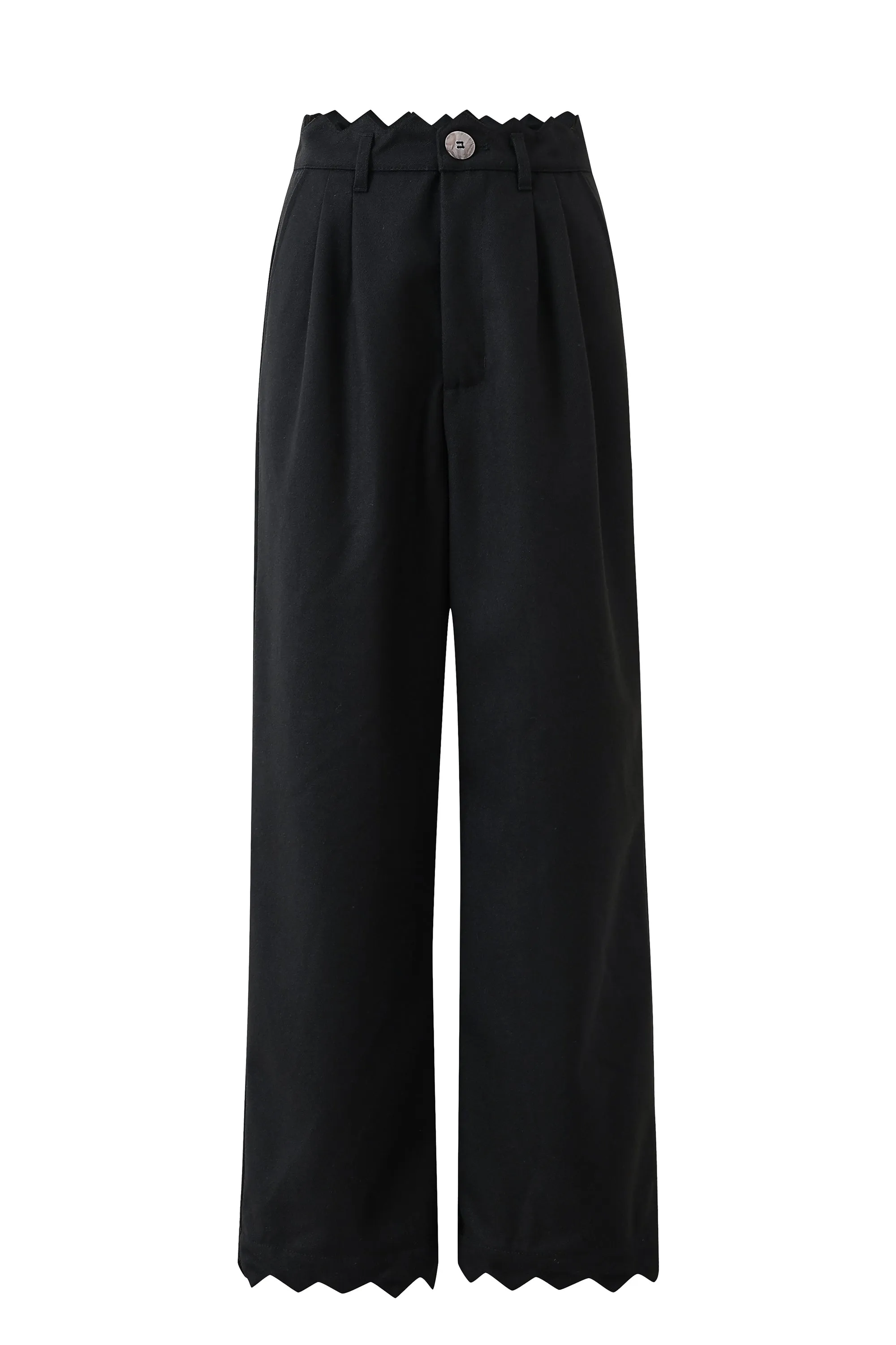 Zig Zag Black Trousers